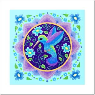 Pretty Little Hummingbird Posters and Art